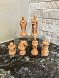 Regnum unique chess set, modern centerpiece chess pieces, artist-designed, Tree House Chess