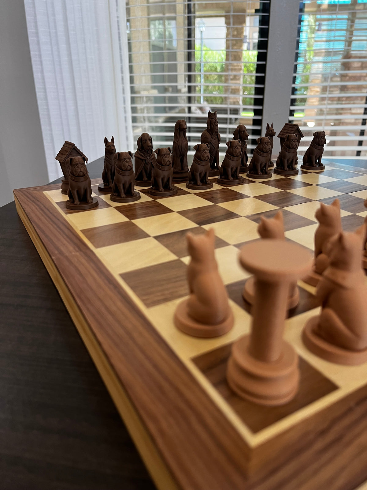 Cats VS Dogs Chess Set