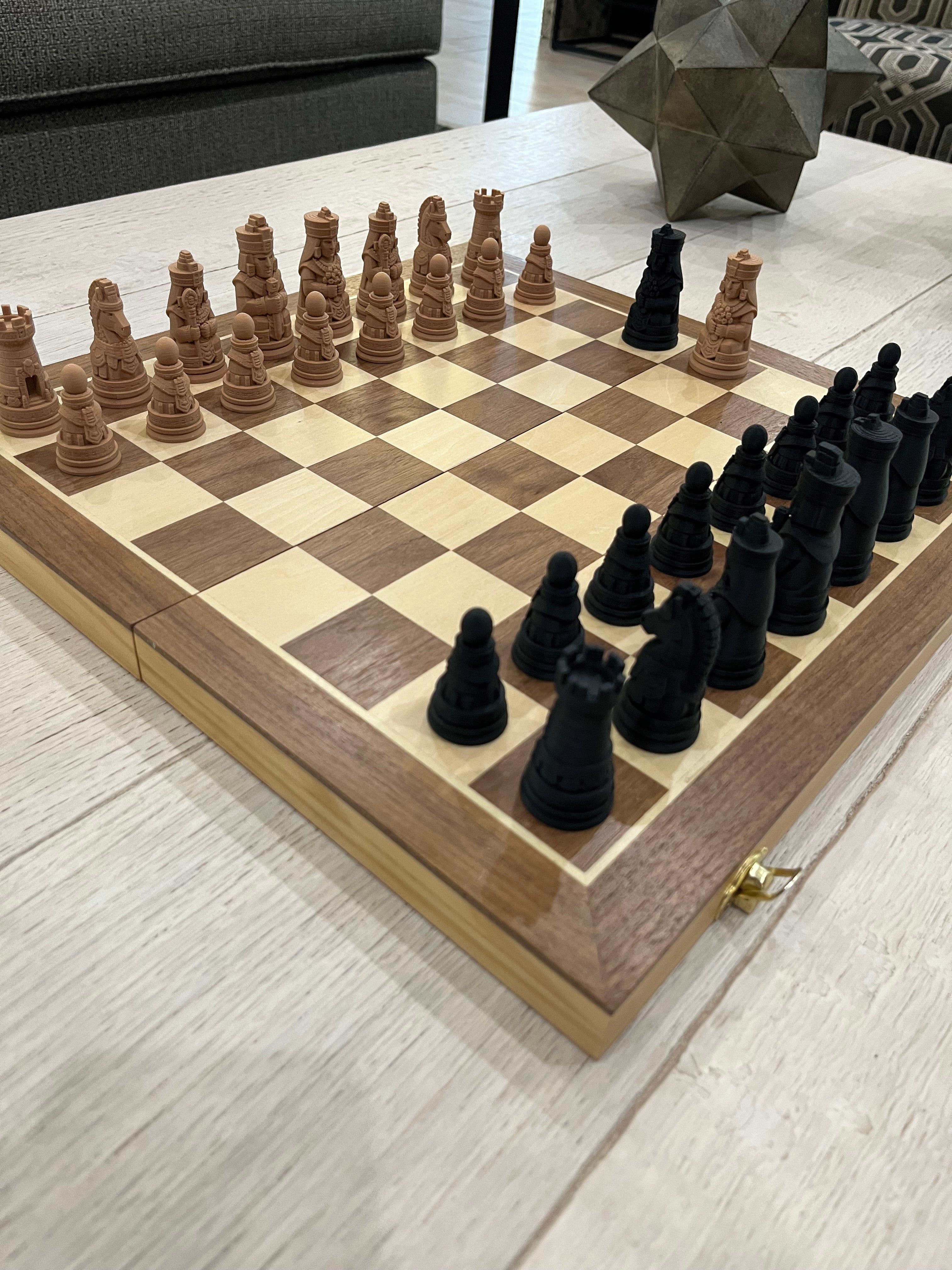 Mayan Chess Set