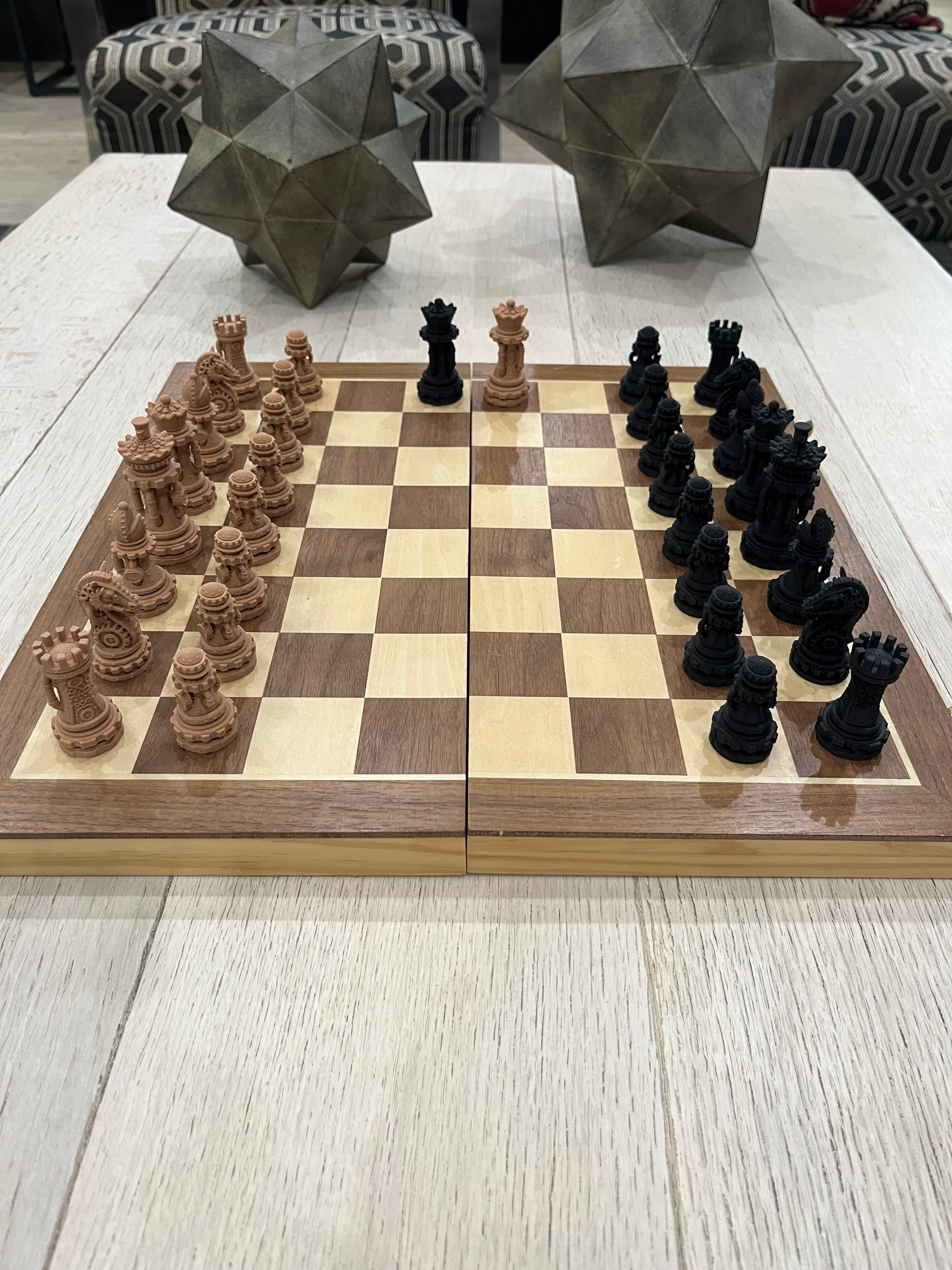 Steampunk Chess Set