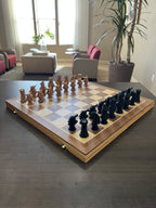 Viking unique chess set, Norse warrior chess pieces, artist-designed, Tree House Chess