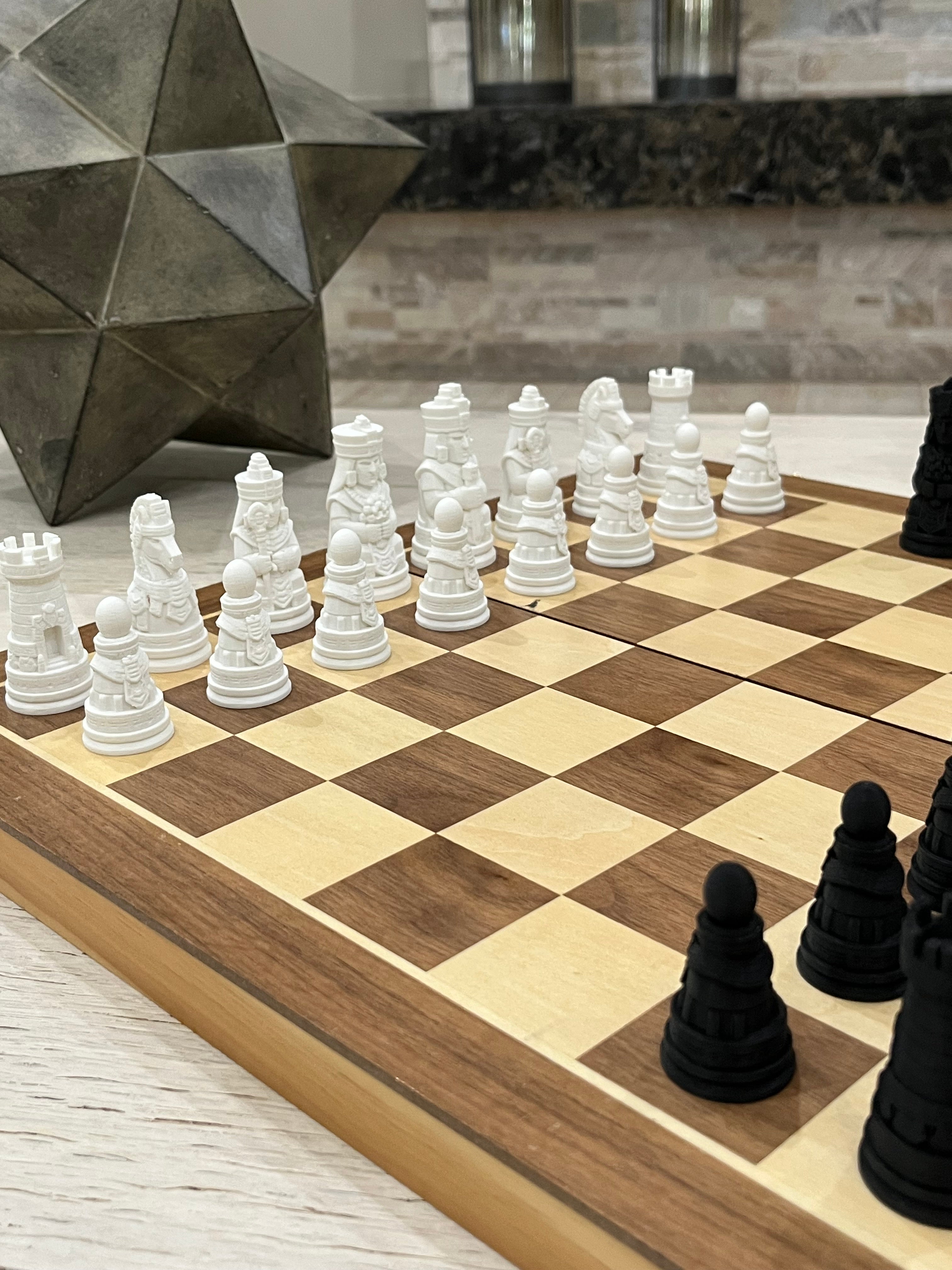 Mayan Chess Set