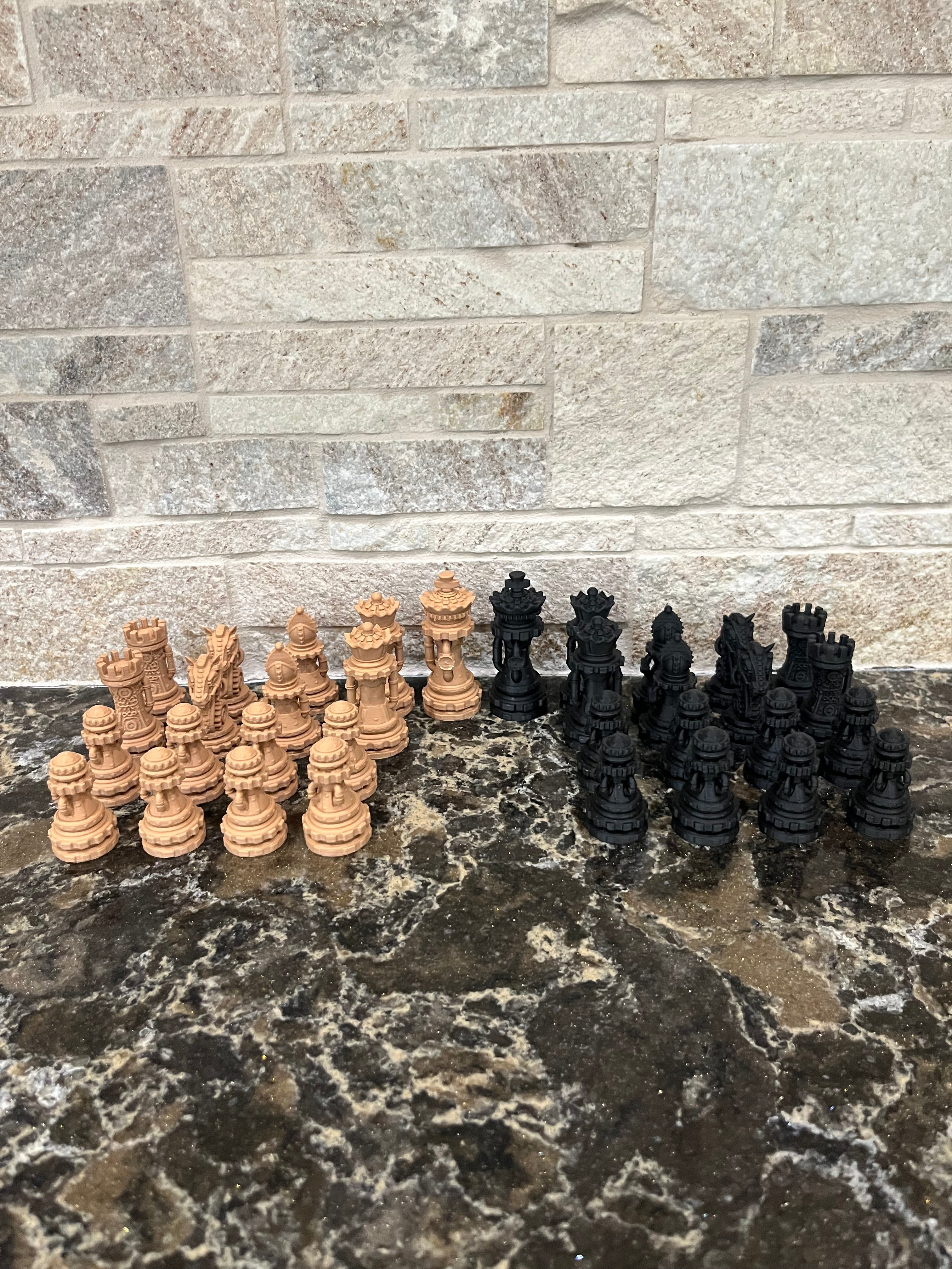 Steampunk Chess Set