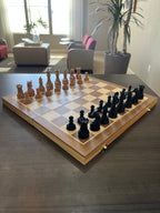 Drago unique chess set, dragon mythology chess pieces, artist-designed, Tree House Chess