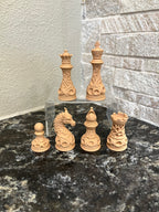 Drago unique chess set, dragon mythology chess pieces, artist-designed, Tree House Chess