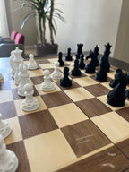 Drago unique chess set, dragon mythology chess pieces, artist-designed, Tree House Chess