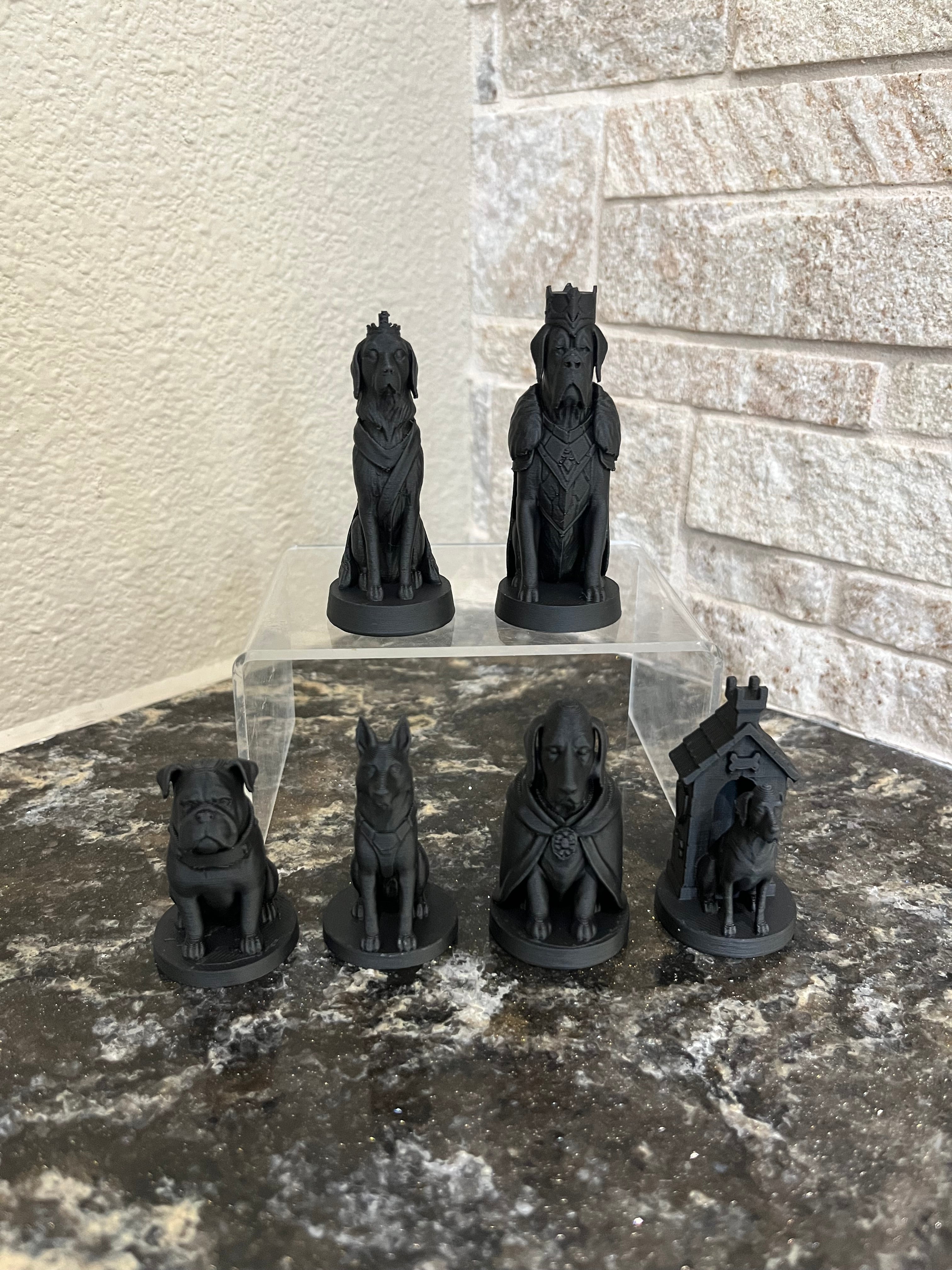 Cats VS Dogs Chess Set