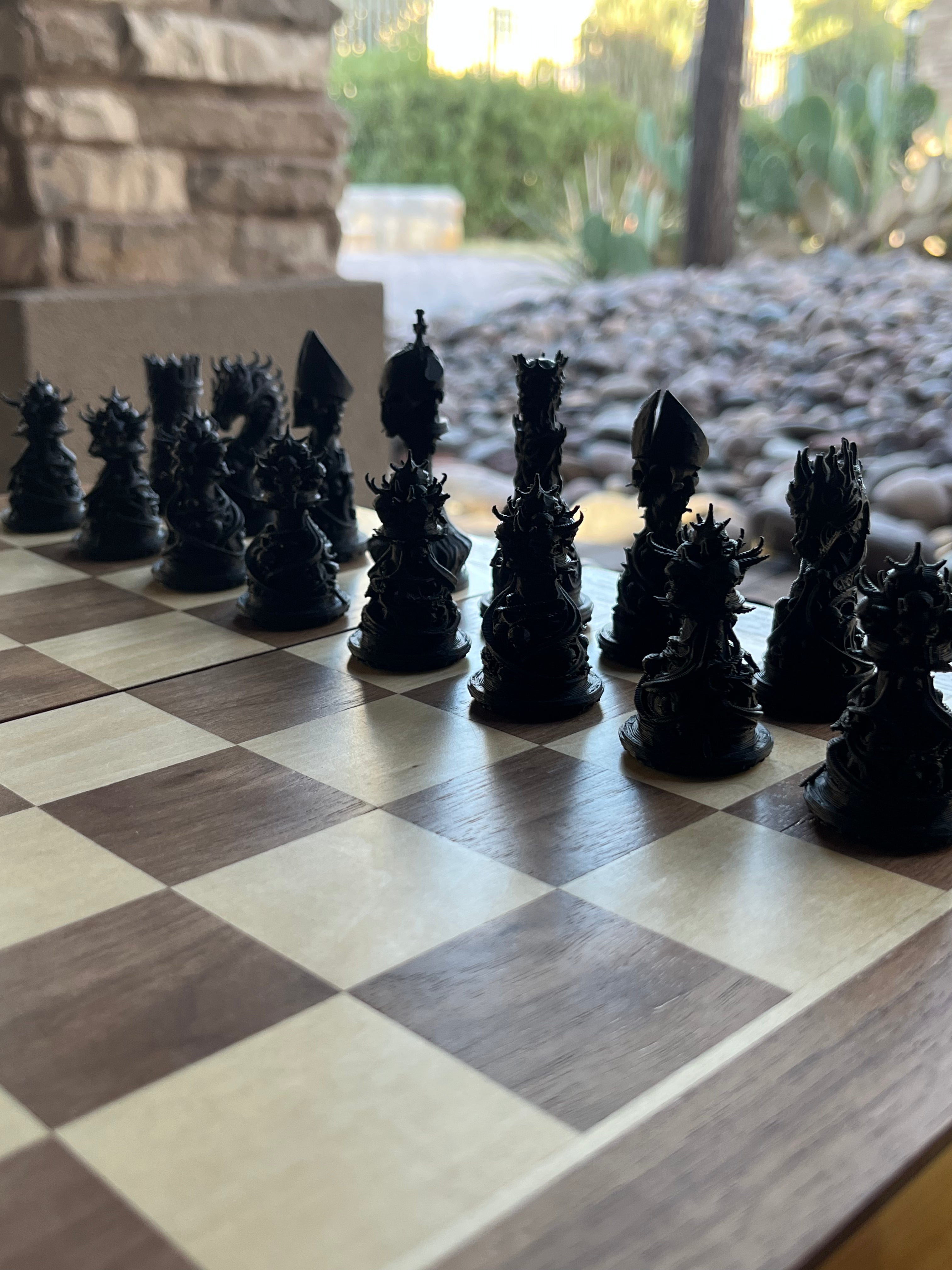 Gothic Chess Set